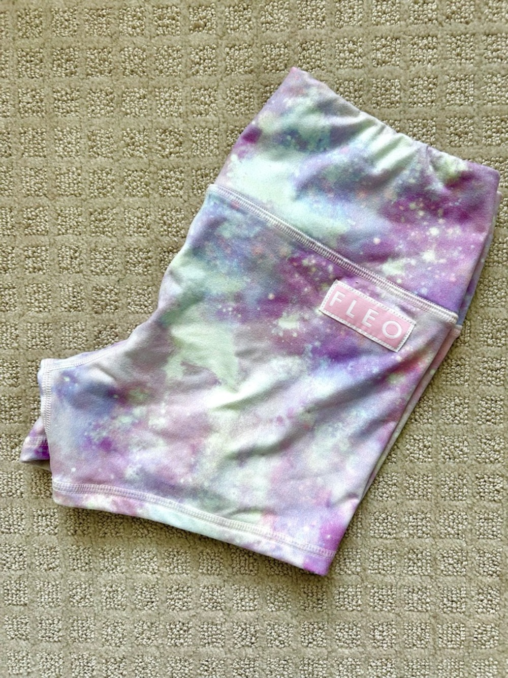 FLEO Vibrant Fantasy PHR Athletic Rave Spandex Running Cycling Shorts 4 Inch- M - Picture 6 of 9